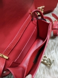 Túi Burberry mini chữ TB Bright red