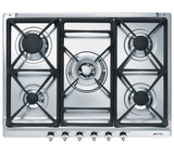 Bếp Gas Âm 5 Vùng Nấu Smeg SRV876AO
