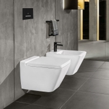 Bồn cầu treo tường kèm nắp Villeroy & Boch Finionn 466R0R1 + nắp 9M88S1R1