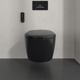 Bồn cầu điện tử treo tường Villeroy & Boch ViClean Supreo Select CeramicPlus Black