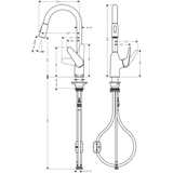 Vòi rửa bát Hansgrohe Focus M42 71800000