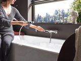 Vòi trộn Dornbracht META 33233660-00 lavabo/bồn tắm gắn tường cao cấp.