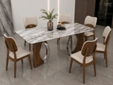 Bàn Ăn Gỗ Mặt Đá 2892S