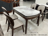 Bàn Ăn Tròn Gấp Gọn 2672S