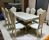 Bàn Ăn 10 Ghế Tân Cổ Điển 2875S