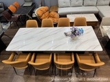 Bàn Ăn 2m4 Mặt Đá Nhập Khẩu 2516S