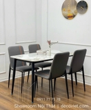Bộ Bàn Ăn 4 Ghế Giá Rẻ 1166S