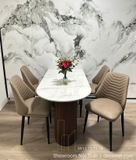 Bàn Ăn 4 Ghế Mặt Đá 2687S