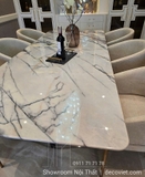 Bàn Ăn 6 Ghế Cao Cấp Mặt Đá 2799S