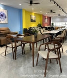 Bàn Ăn 6 Ghế Gỗ Hiện Đại 2703S