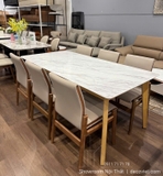 Bàn Ăn 6 Ghế Gỗ Mặt Đá 2934S