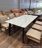 Bàn Ăn 6 Ghế Gỗ Mặt Đá 2934S
