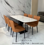 Bàn Ăn 6 Ghế Mặt Đá 1424S