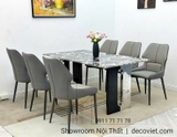 Bàn Ăn 6 Ghế Mặt Đá Cẩm Thạch 2253S