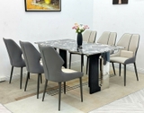 Bàn Ăn 6 Ghế Mặt Đá Cẩm Thạch 2253S