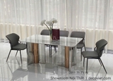 Bàn Ăn 6 Ghế Mặt Đá Hiện Đại 2506S