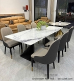 Bàn Ăn 6 Ghế Mặt Đá Hiện Đại 2856S