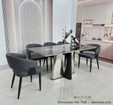 Bàn Ăn 6 Ghế Mặt Đá Nhập Khẩu 2893S
