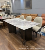 Bàn Ăn 6 Ghế Mặt Đá Sang Trọng 2884S