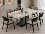 Bàn Ăn 6 Ghế Nhập Khẩu 3037S