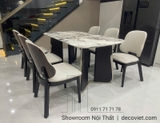 Bộ Bàn Ăn Mặt Đá 6 Người 2587S