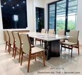 Bàn Ăn 8 Ghế Cao Cấp Nhập Khẩu 2754S
