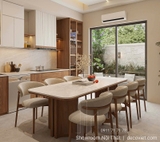 Bàn Ăn 8 Ghế Gỗ Hiện Đại 2690S