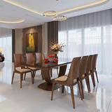Bàn Ăn 8 Ghế Gỗ Tự Nhiên 2095S