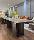 Bàn Ăn 8 Ghế Mặt Đá Nhập Khẩu 2796S