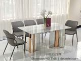 Bàn Ăn Cao Cấp 6 Ghế Hà Nội 2573S