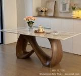 Bàn Ăn Chân Gỗ 6 Người 3022S