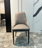 Bàn Ăn Chân Inox Mặt Đá 6 Ghế 2359S