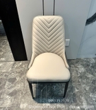 Bàn Ăn Chân Inox Mặt Đá 6 Ghế 2359S