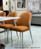 Bàn Ăn Hiện Đại Chân Inox 6 Ghế 2788S