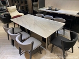 Bàn Ăn Mặt Đá 10 Ghế Cao Cấp 2887S