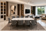 Bàn Ăn Mặt Đá 10 Người 2996S