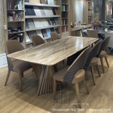 Bàn Ăn Gỗ Mặt Đá 1038S