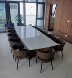 Bàn Ăn Mặt Đá 3m2 12 Ghế 2891S