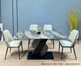 Bàn Ăn Mặt Đá 4 Ghế 2256S