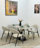 Bàn Ăn Mặt Đá 4 Ghế Đẹp 2222S