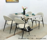 Bàn Ăn Mặt Đá 4 Ghế Đẹp 2222S