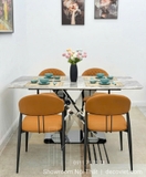 Bàn Ăn Mặt Đá 4 Ghế Đẹp 2222S