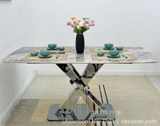 Bàn Ăn Mặt Đá 4 Ghế Đẹp 2222S