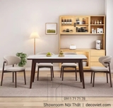 Bàn Ăn Mặt Đá 6 Ghế 2203S