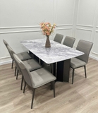 Bàn Ăn Mặt Đá 6 Ghế 2901S