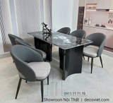 Bàn Ăn Mặt Đá 6 Ghế Hà Nội 2570S