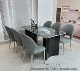 Bàn Ăn Mặt Đá 6 Ghế Hà Nội 2570S