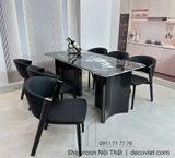 Bàn Ăn Mặt Đá 6 Ghế Hà Nội 2570S