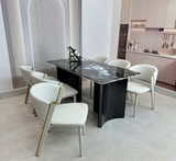 Bàn Ăn Mặt Đá 6 Ghế Hà Nội 2570S