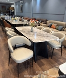 Ghế Ăn Bọc Da Chân Sắt 579S